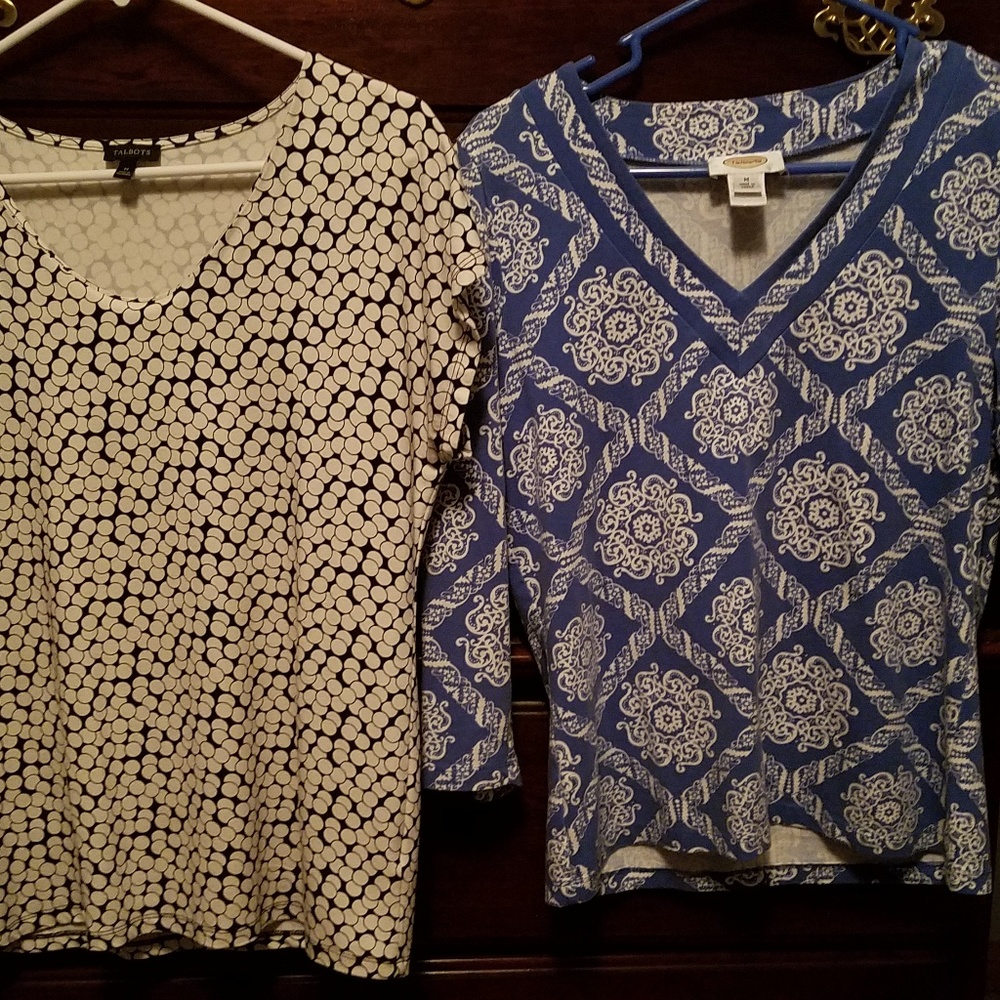 Talbots MED easy care tops bundle.